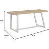 imageNovogratz Palomino Asymmetrical Entryway Bench White