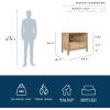 imageNovogratz Shay 1Drawer Nightstand Natural with Faux Rattan