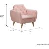 imageNovogratz Tallulah Memory Foam Chair Pink