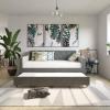 imageNovogratz Vintage Upholstered Full Daybed and Twin Trundle Set GreyGrey