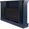 imageNovogratz Waverly 64 Inch Electric Fireplace with Mantel Replaceable Fireplace Insert Heater Remote Control Timer Color Changing Crystal Ember Flames For Living Room or Bedroom BlackNavy