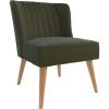 imageNovogratz Brittany Upholstered Accent Chair Green Linen