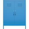 imageNovogratz Cache 2 Door Metal Locker Storage Blue Cabinet