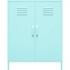 imageNovogratz Cache 2 Door Metal Locker Storage Mint Cabinet
