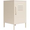 imageNovogratz Cache Metal Locker Style Living Room End Table Parchment