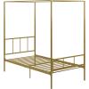 imageNovogratz Marion Canopy Bed King BlackGold
