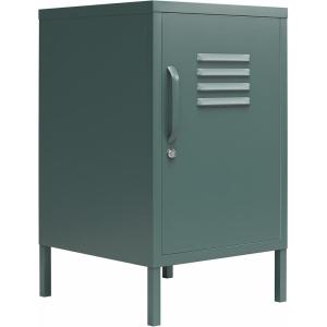 imageNovogratz Cache Metal Locker Style Living Room End Table Hunter Green