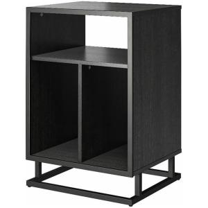 imageNovogratz Regal Turntable StandEnd Table Black Oak