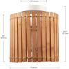 imageGLOBE Electric 65790 1Light Flush Mount Ceiling Light Matte Brass Cream Rattan ShadeBali