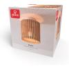 imageGLOBE Electric 65790 1Light Flush Mount Ceiling Light Matte Brass Cream Rattan ShadeBali