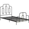 imageNovogratz 4462019N Boutique Olivia Metal Twin Size Frame Black and Gold BedBlack