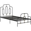 imageNovogratz 4462019N Boutique Olivia Metal Twin Size Frame Black and Gold BedBlack