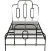 imageNovogratz 4462019N Boutique Olivia Metal Twin Size Frame Black and Gold BedBlack