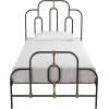 imageNovogratz 4462019N Boutique Olivia Metal Twin Size Frame Black and Gold BedBlack