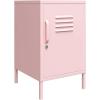 imageNovogratz Cache Metal Locker End Table Bashful Pink