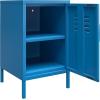 imageNovogratz Cache Metal Locker End Table OrangeBlue