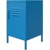 imageNovogratz Cache Metal Locker End Table OrangeBlue