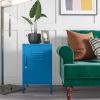 imageNovogratz Cache Metal Locker End Table OrangeBlue