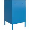 imageNovogratz Cache Metal Locker End Table OrangeBlue