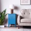 imageNovogratz Cache Metal Locker End Table OrangeBlue