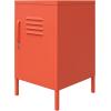 imageNovogratz Cache Metal Locker End Table OrangeOrange