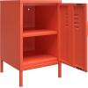 imageNovogratz Cache Metal Locker End Table OrangeOrange