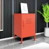imageNovogratz Cache Metal Locker End Table OrangeOrange