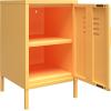 imageNovogratz Cache Metal Locker Style Living Room End Table Yellow