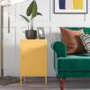 imageNovogratz Cache Metal Locker Style Living Room End Table Yellow