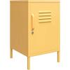 imageNovogratz Cache Metal Locker Style Living Room End Table Yellow