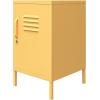 imageNovogratz Cache Metal Locker Style Living Room End Table Yellow