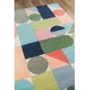 imageNovogratz Delmar Collection Wright Area Rug Multicolor 36quot x 56quot Size Mat for Living Room Bedroom Bathroom Nursery Hallways and Home OfficeRectangular