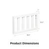 imageNovogratz Harper Baby Open Changing Table WhiteWhite