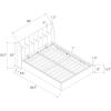 imageNovogratz Her Majesty Lift Up Storage Bed Frame Queen Blue Linen