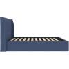 imageNovogratz Her Majesty Lift Up Storage Bed Frame Queen Blue Linen