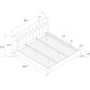 imageNovogratz Her Majesty Tufted Upholstered Bed Frame Full Pink LinenBlack