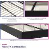 imageNovogratz Her Majesty Tufted Upholstered Bed Frame Full Pink LinenBlack