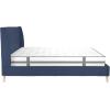 imageNovogratz Her Majesty Tufted Upholstered Bed Frame Full Pink LinenBlue Linen