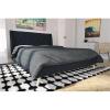 imageNovogratz Her Majesty Tufted Upholstered Bed Frame Full Pink LinenBlue Linen