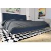 imageNovogratz Her Majesty Tufted Upholstered Bed Frame Full Pink LinenBlue Linen