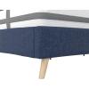 imageNovogratz Her Majesty Tufted Upholstered Bed Frame Full Pink LinenBlue Linen