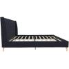 imageNovogratz Her Majesty Tufted Upholstered Bed Frame Full Pink LinenBlue Linen