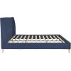 imageNovogratz Her Majesty Tufted Upholstered Bed Frame Full Pink LinenBlue Linen