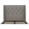 imageNovogratz Her Majesty Tufted Upholstered Bed Frame Full Pink LinenGrey