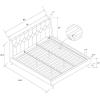 imageNovogratz Her Majesty Tufted Upholstered Bed Frame Full Pink LinenGrey Linen