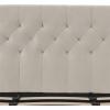 imageNovogratz Her Majesty Tufted Upholstered Bed Frame Full Pink LinenIvory