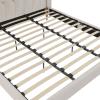 imageNovogratz Her Majesty Tufted Upholstered Bed Frame Full Pink LinenIvory