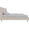 imageNovogratz Her Majesty Tufted Upholstered Bed Frame Full Pink LinenIvory