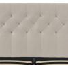 imageNovogratz Her Majesty Tufted Upholstered Bed Frame Full Pink LinenIvory