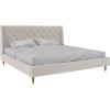 imageNovogratz Her Majesty Tufted Upholstered Bed Frame Full Pink LinenIvory